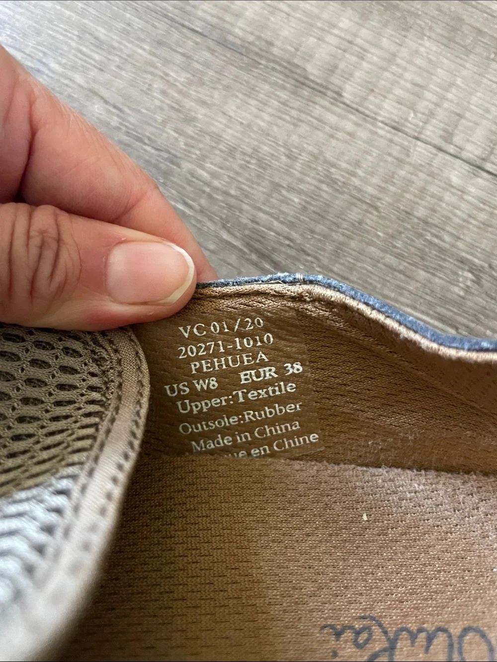 OluKai Beige/Brown Mesh Slip-On Pehuea Loafers